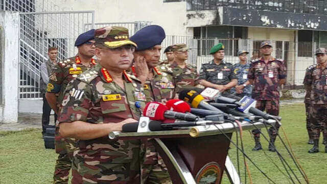 পুলিশ বাহিনী যখন সুন্দরভাবে কার্যক্রম শুরু করলে আমরা সেনানিবাসে ফেরত যাব